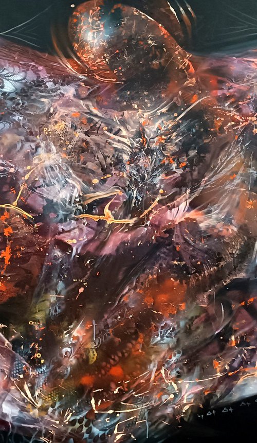 Gigantic Incandescent Angel by Kloska Ovidiu