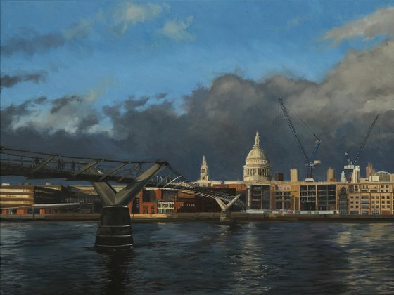 St.Paul's and the Millennium Bridge, London