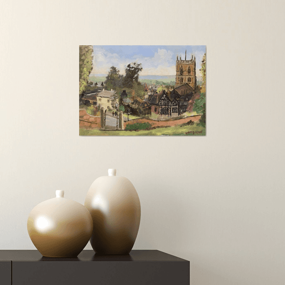 Great Malvern oil painting