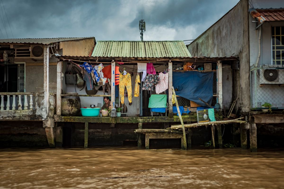 Stilt Houses of the Mekong Delta #6 - Signed Limited Edition by Serge Horta