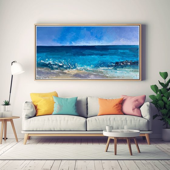 Abstract Turquoise Ocean