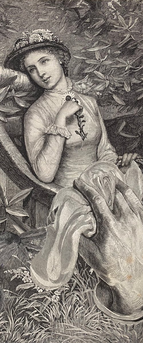 Hand in the foliage by Tudor Evans