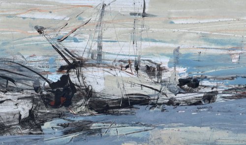 The boats by Eduard Belsky