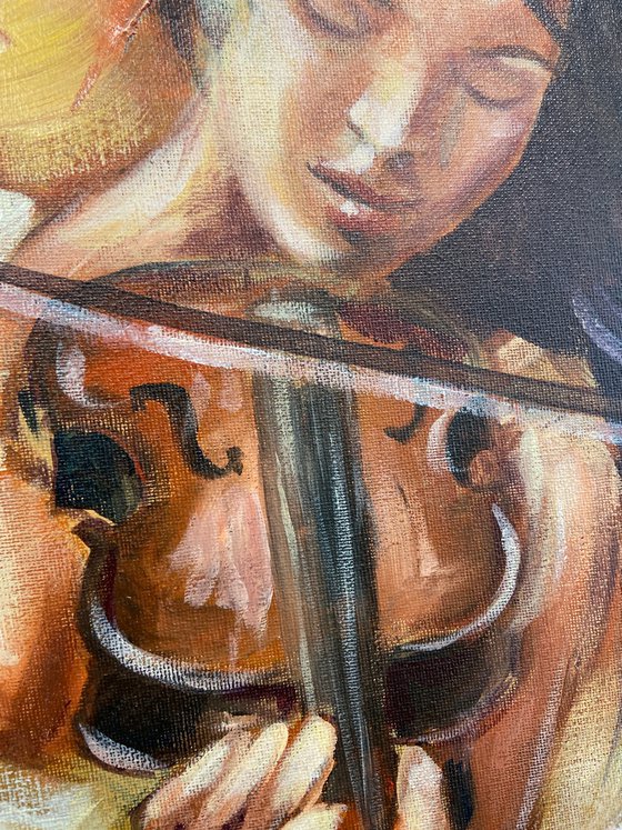 Violinist girl