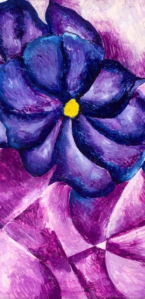 Purple flowers n. 3 by Jg Wilson