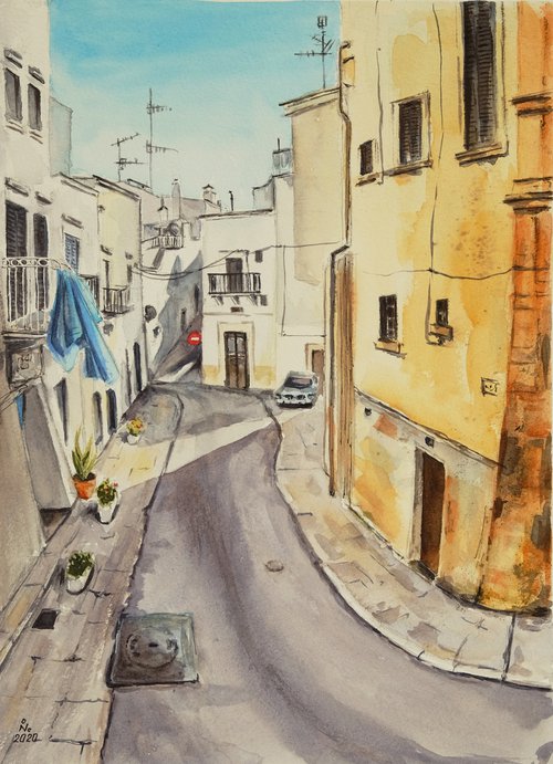 Italian Street by Ilona Borodulina
