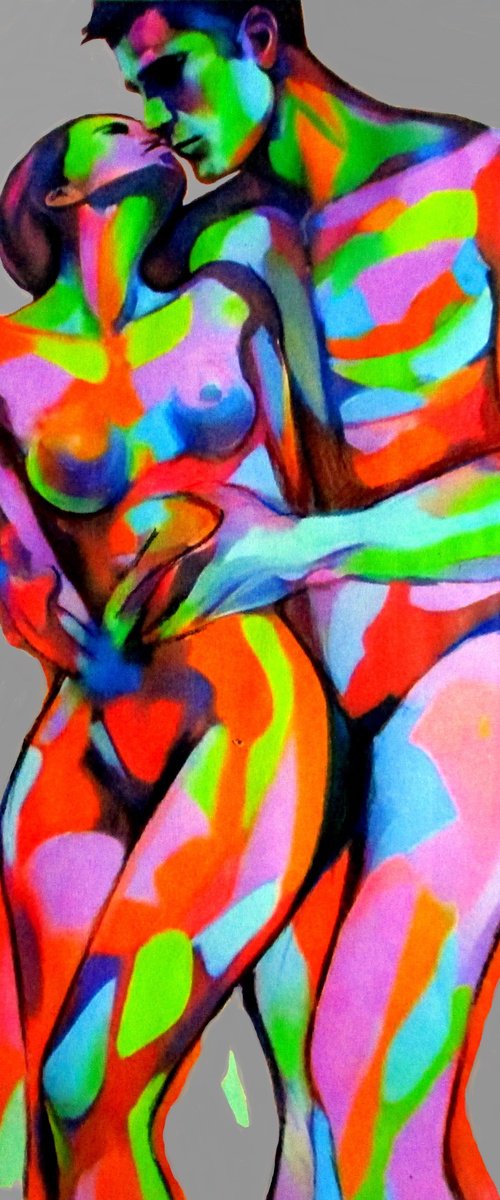 "Love's Colorful Embrace" by Helena Wierzbicki