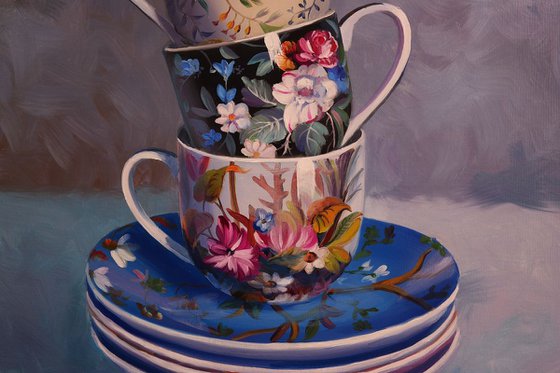 "Still life with cups"