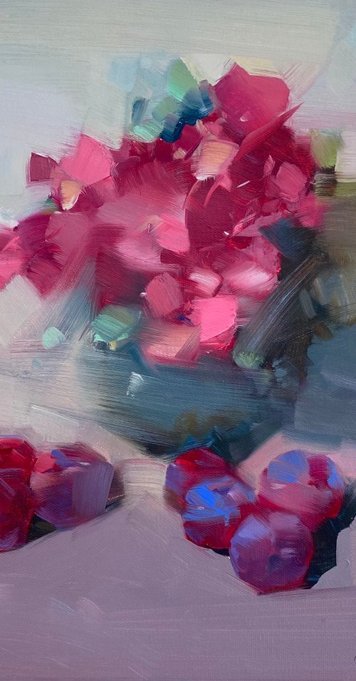 Still Life, Original oil painting, Handmade artwork, One of a kind by Vahe Yeremyan