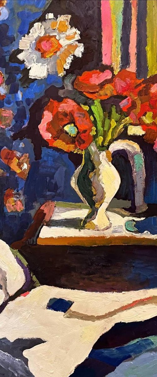 MORNING AND POPPIES by Tanya Brodskaia