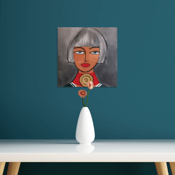 Girl with Zeelandic Necklace.