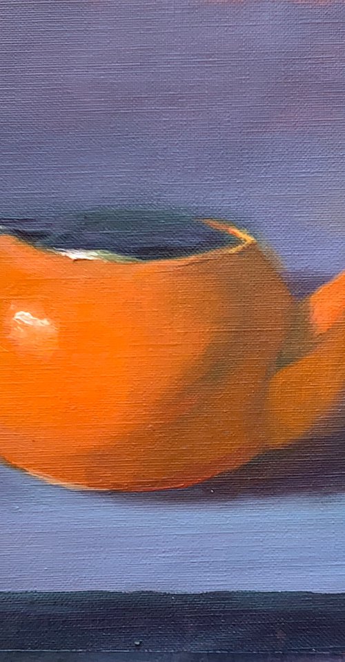 Orange Tea Pot by Elizabeth B. Tucker