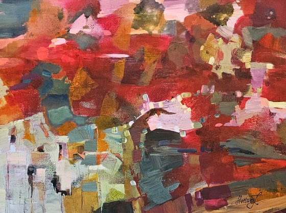 Vivid Impressions, original abstract