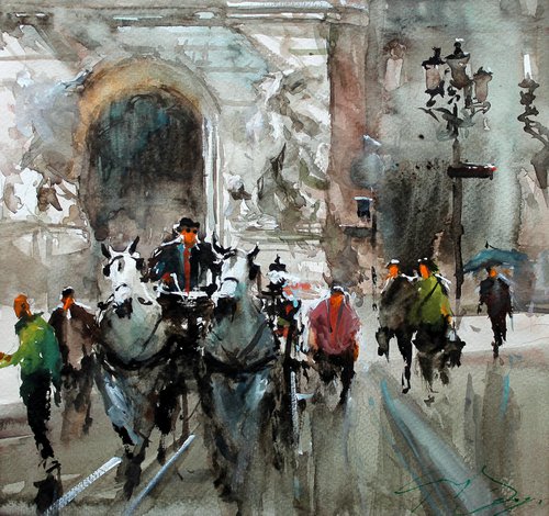 'Vienna Horses and Architecture' by Maximilian Damico