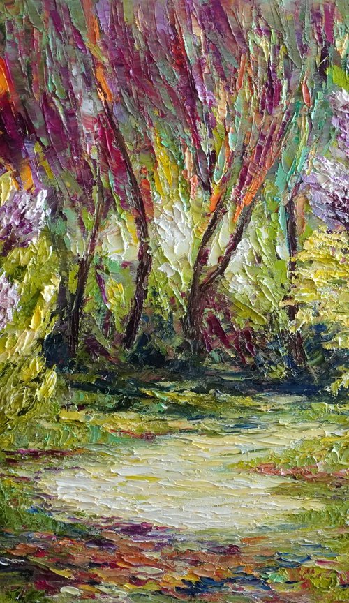 Through Blooming Garden by Haykuhi Khachatryan