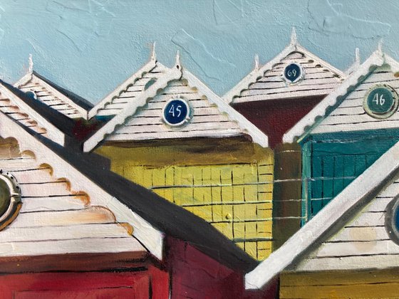 Seaside Beach Huts, Essex