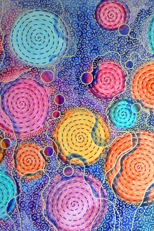Psychedelic Garden #20 by Marina Krylova