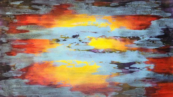 FLARE II - Contemporary Abstract Painting
