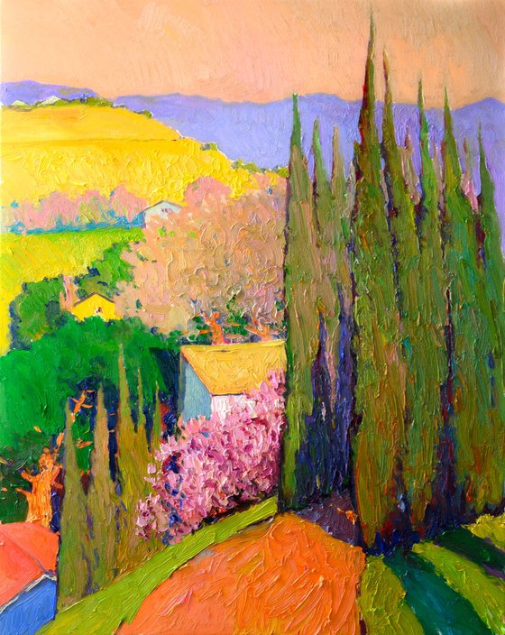 Cypress Trees, Landscape