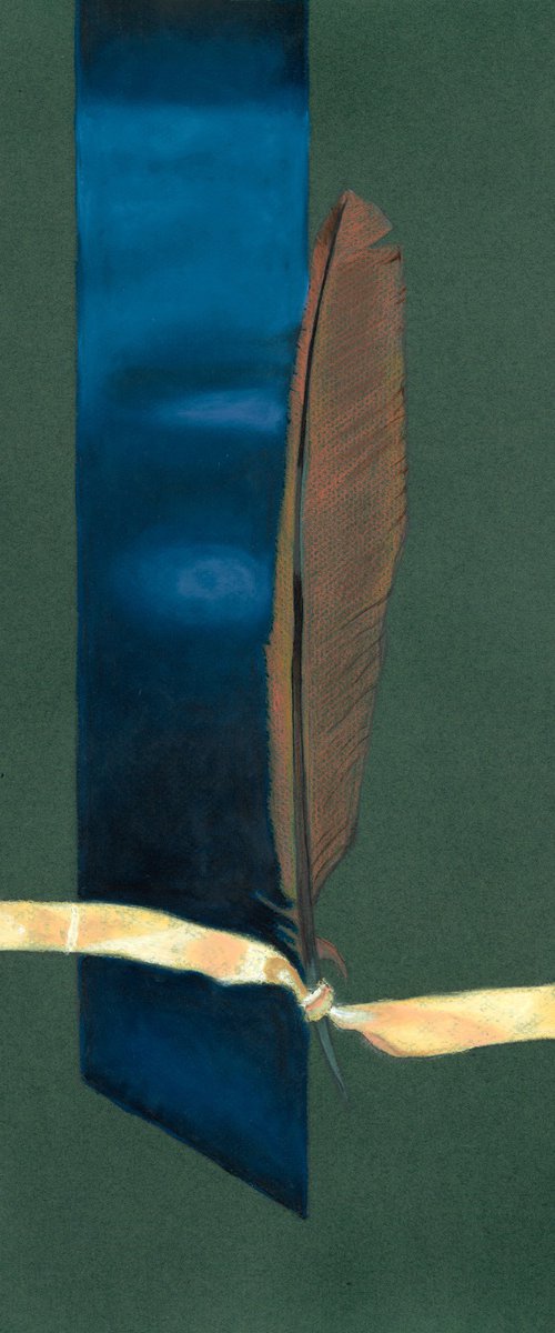 Collectors Item No. 1: Peacock Tail Feather by Kristine Facchetti