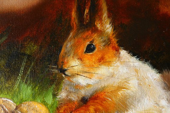 Squirrel and Walnuts