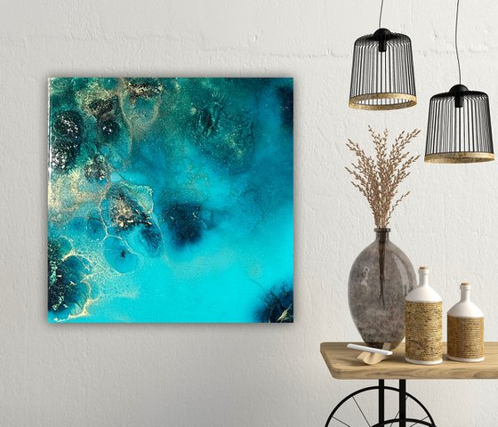 Golden Halo, Blue Depth #5