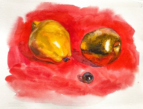 Gold Apple by Nataliia Nosyk