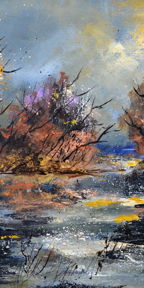 Moonshine on the water by Pol Henry Ledent