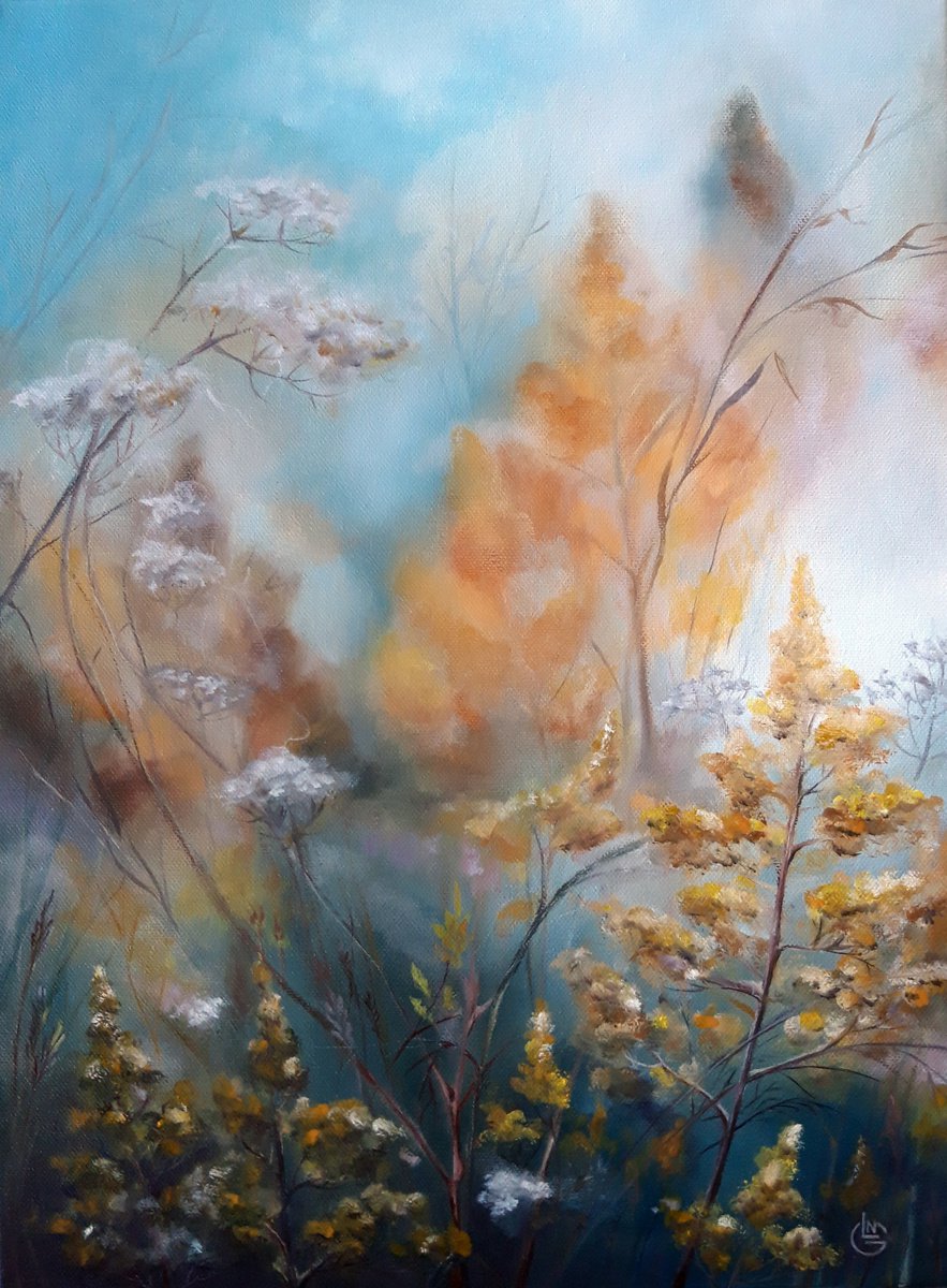 Autumn Landscape by Natalia Langenberg