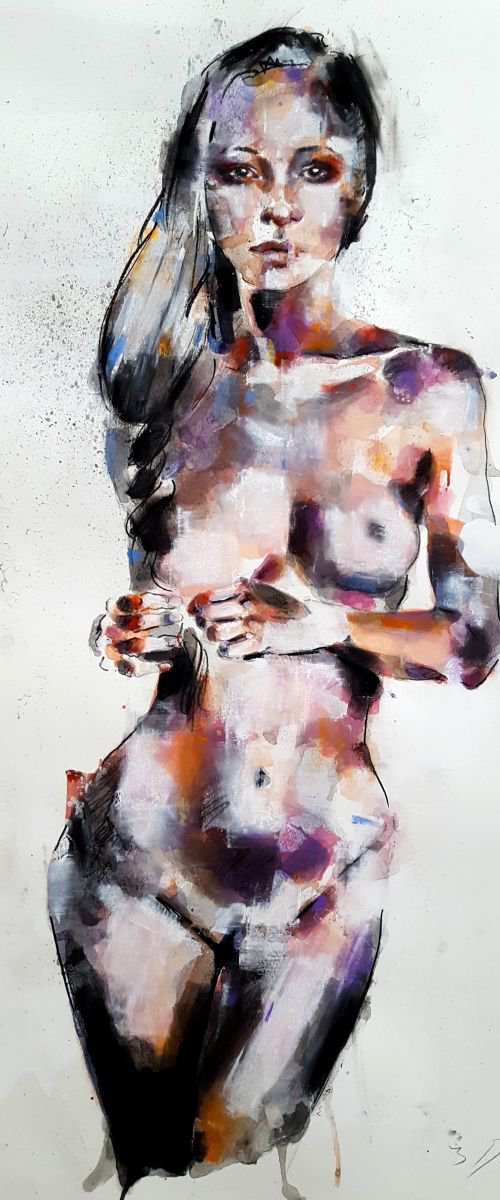 10-7-16 figure study by Thomas Donaldson