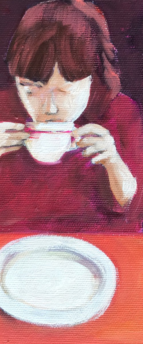 Breakfast Time and Hot Coffee by Romuald Mulk Musiolik