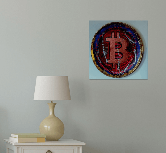 Bitcoin plate