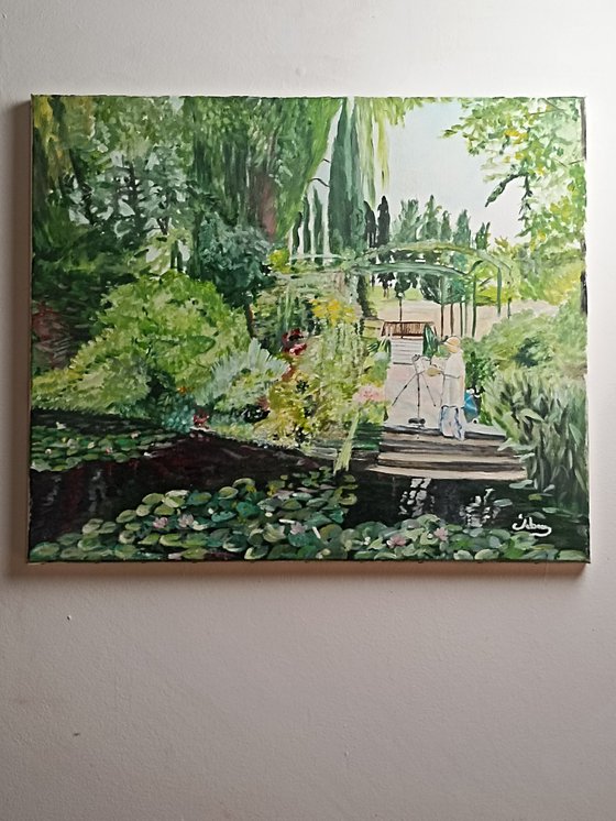 In the garden