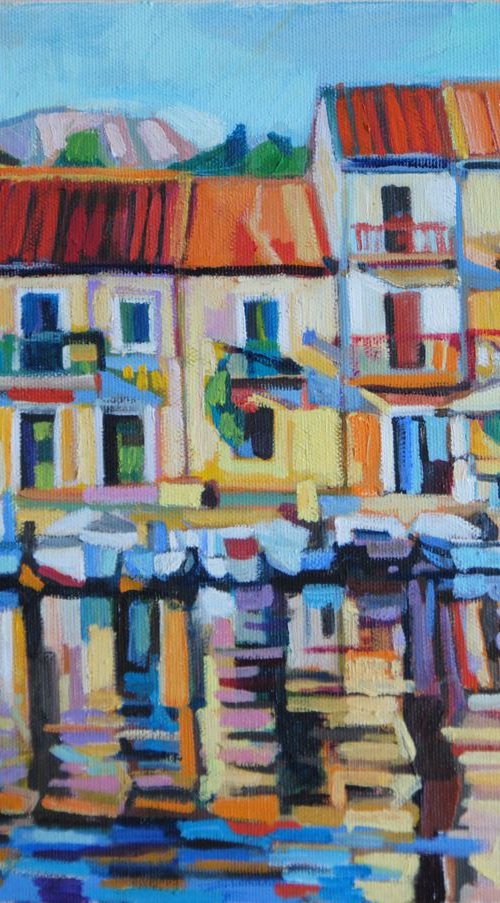Seascape / 40 x 30 cm by Maja Đokić Mihajlović