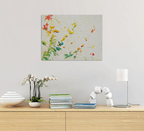 Floating Flowers 60x45cm 18x24in