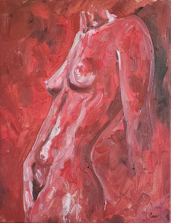 Figure - Nude - Female - "Fire"