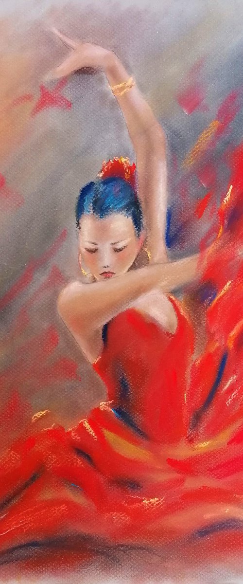 Flamenco Dancer 60 by Susana Zarate Harris