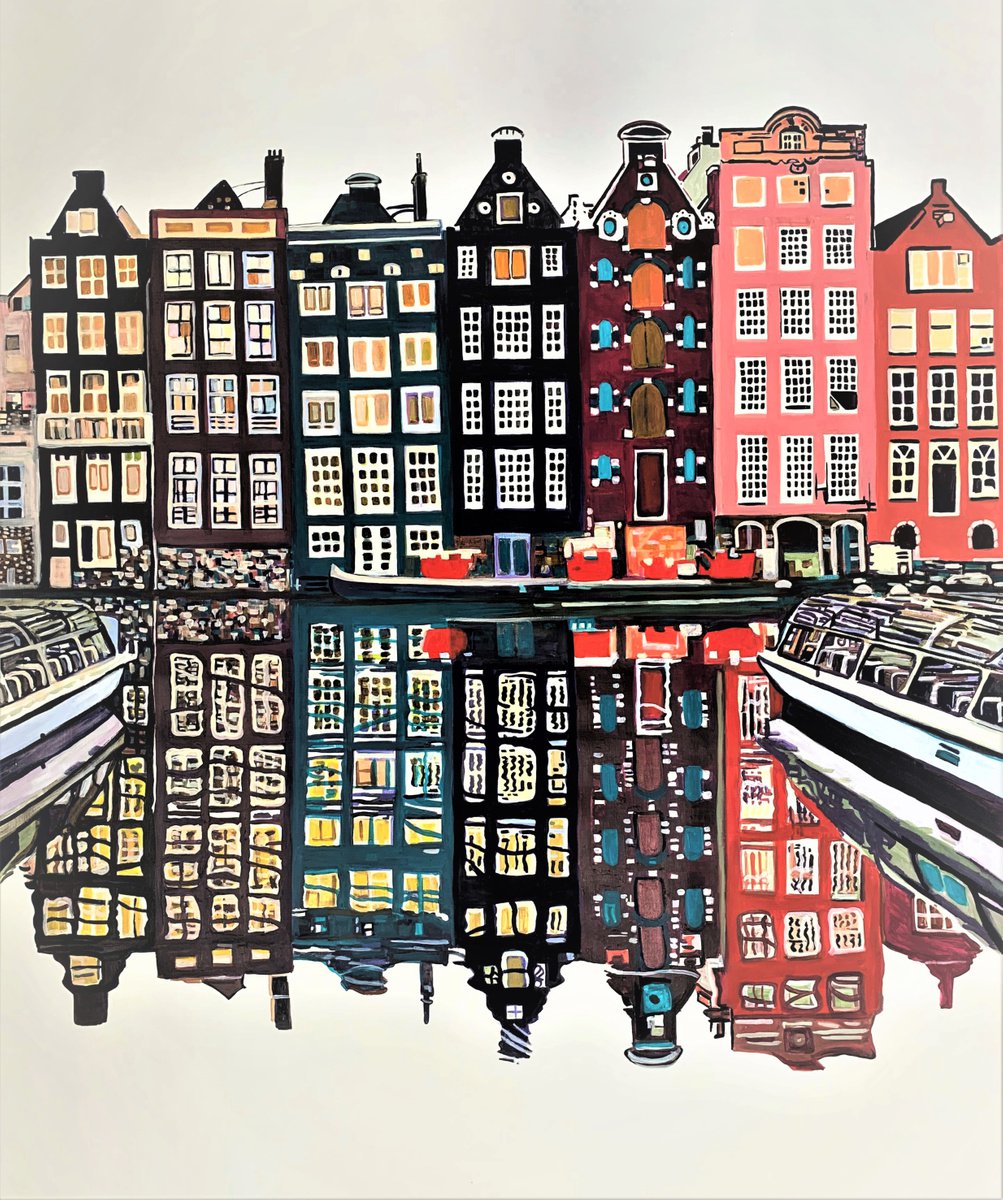 Amsterdam / 111 X 96 X 4 cm by Alexandra Djokic