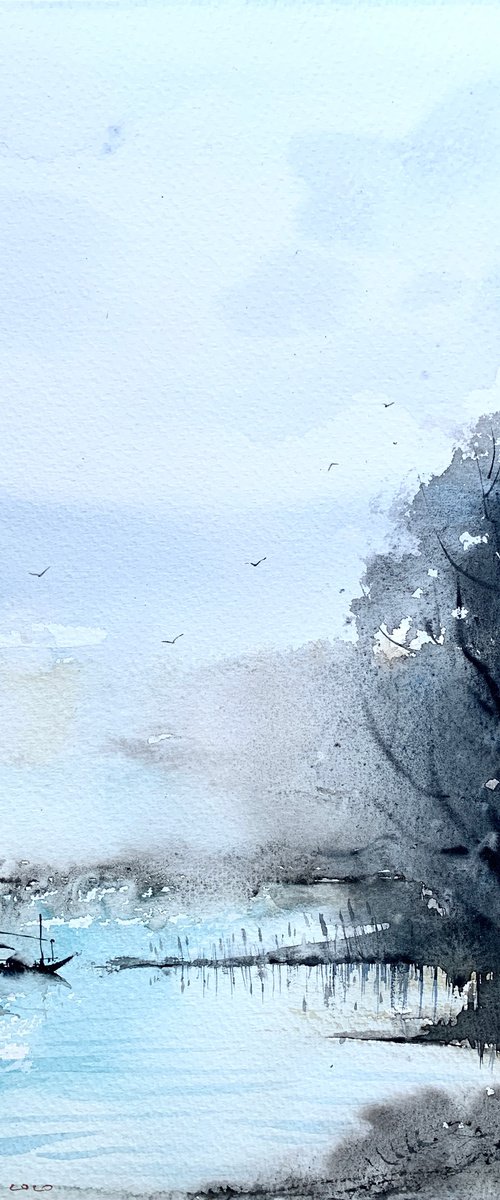 Asian landscape #6 by Eugenia Gorbacheva