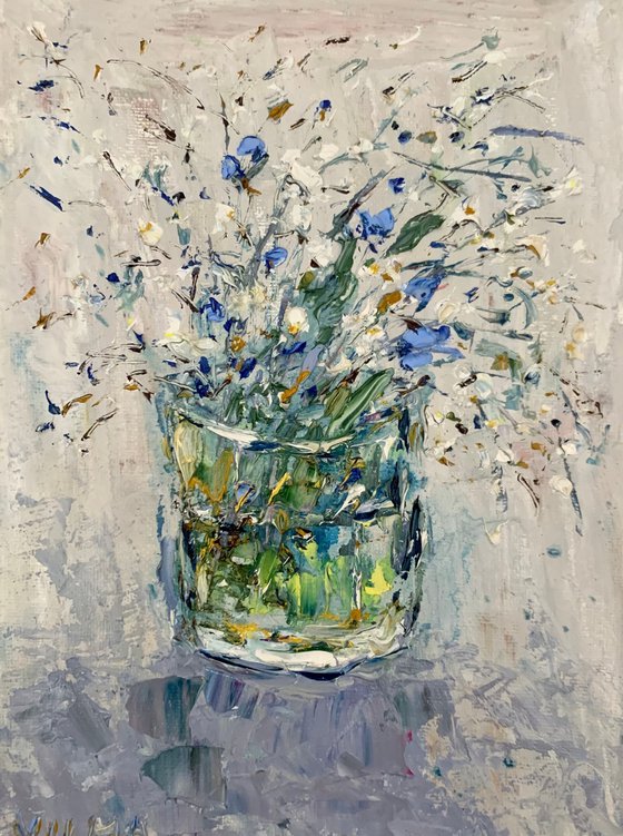 Wildflowers in a vase
