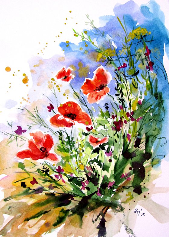 Poppies field II