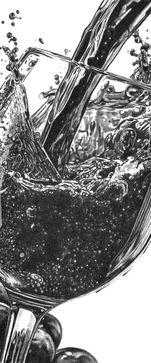 Red Wine Splash #2 by Paul Stowe