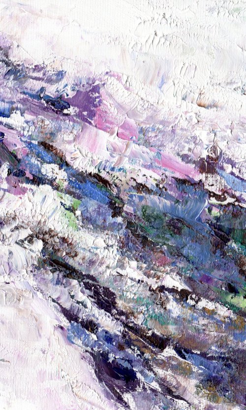 Peacock Abstract by Zoe Elizabeth Norman