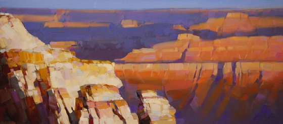 Grand Canyon National Park Handmade oil painting One of a kind Signed Large Size Painting