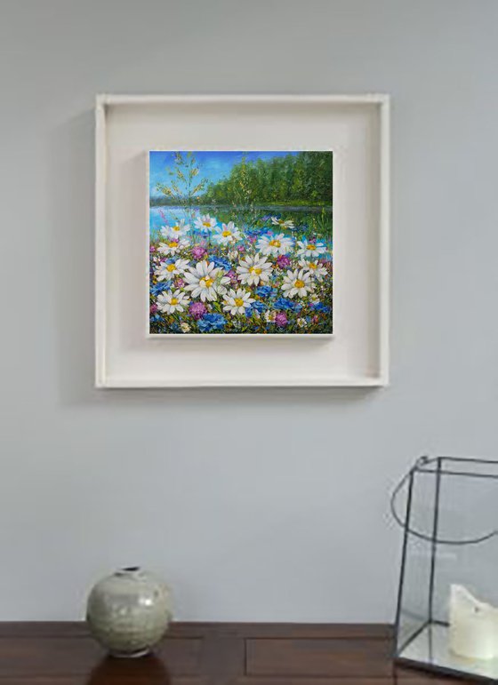 "Daisies by the Shore"