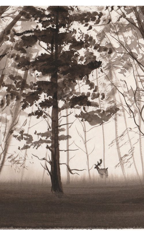 Monochrome Landscape v4 by Yulia Schuster