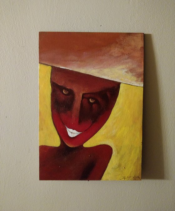 Look away. original painting