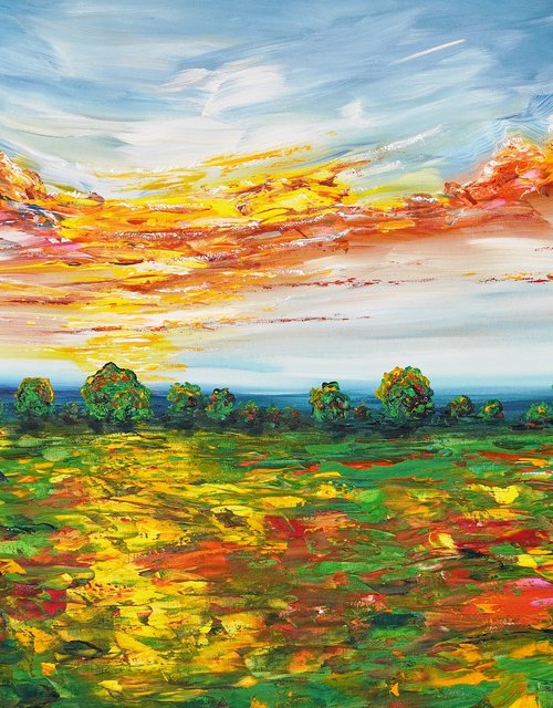 Beautiful Summer Landscape C 3 by Peter Nottrott