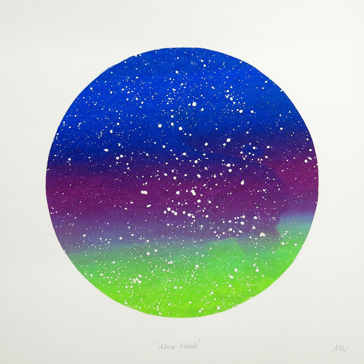 Alme tulah (Aurora Borealis) by Anna Walsh