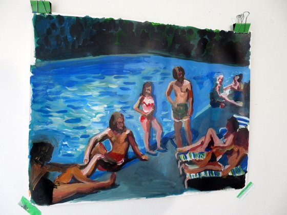 Swimming  Pool conversation